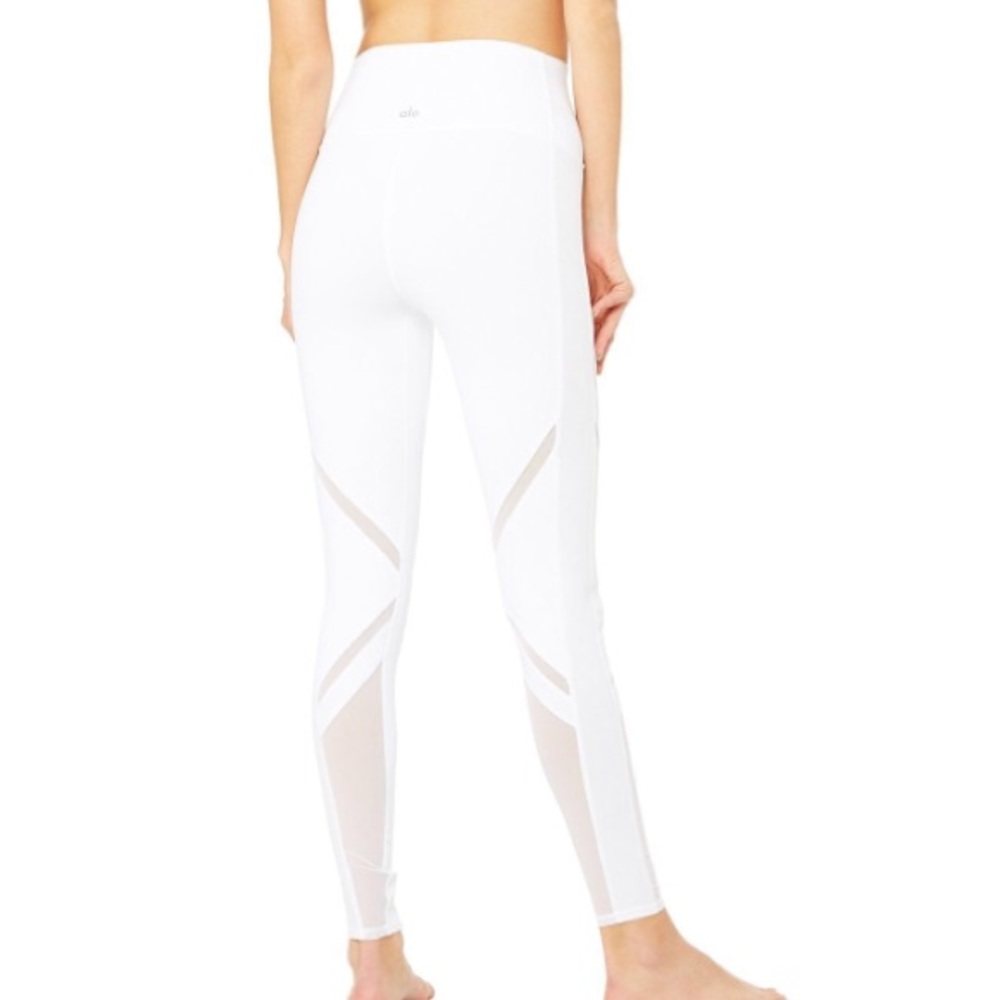 NWT ALO Yoga HIGH WAIST EPIC WHITE LEGGINGSπ - Picture 7 of 8